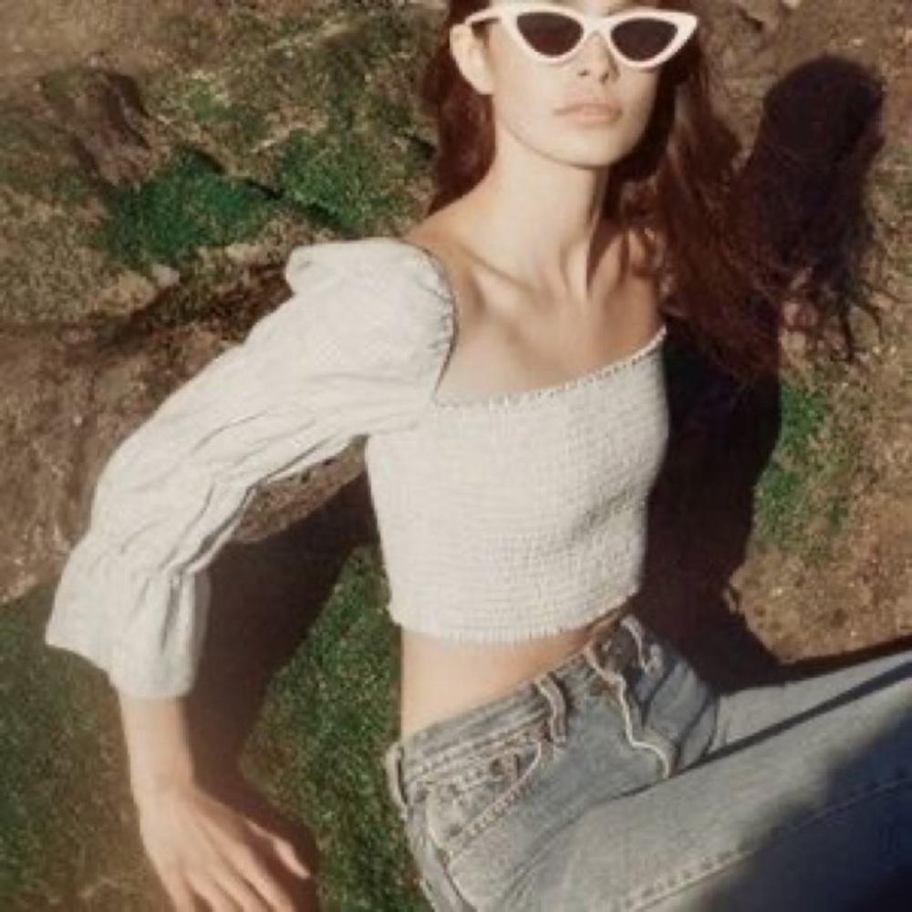Reformation Maple Top in White